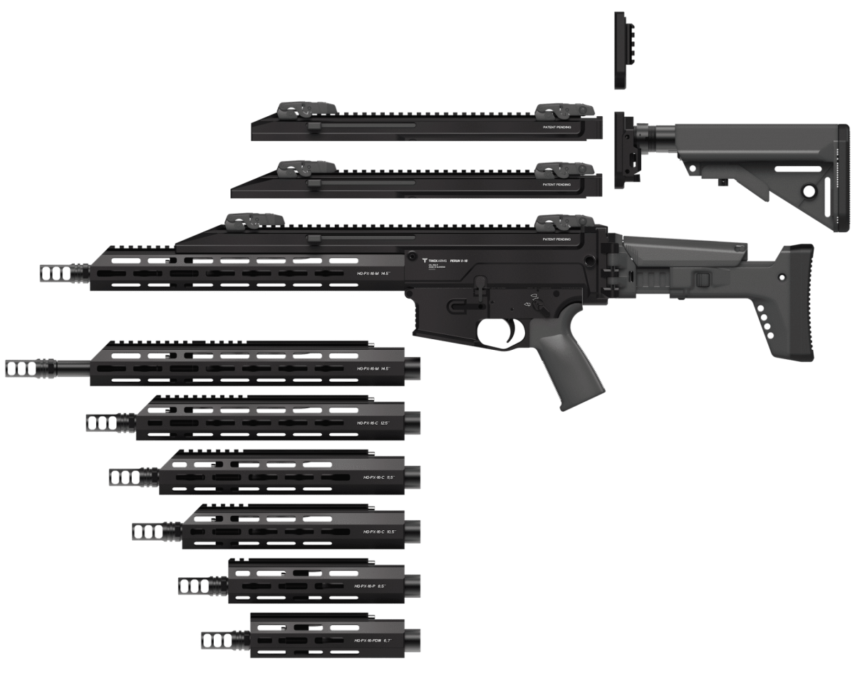 Tinck Arms Perun X-16 14,5″ Massada stock .223REM - Afbeelding 6